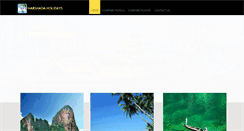 Desktop Screenshot of harshadaholidays.co.in